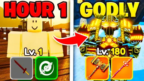 I Spent 100+ Hours Going NOOB to GODLY in Dungeon Quest Reborn!
